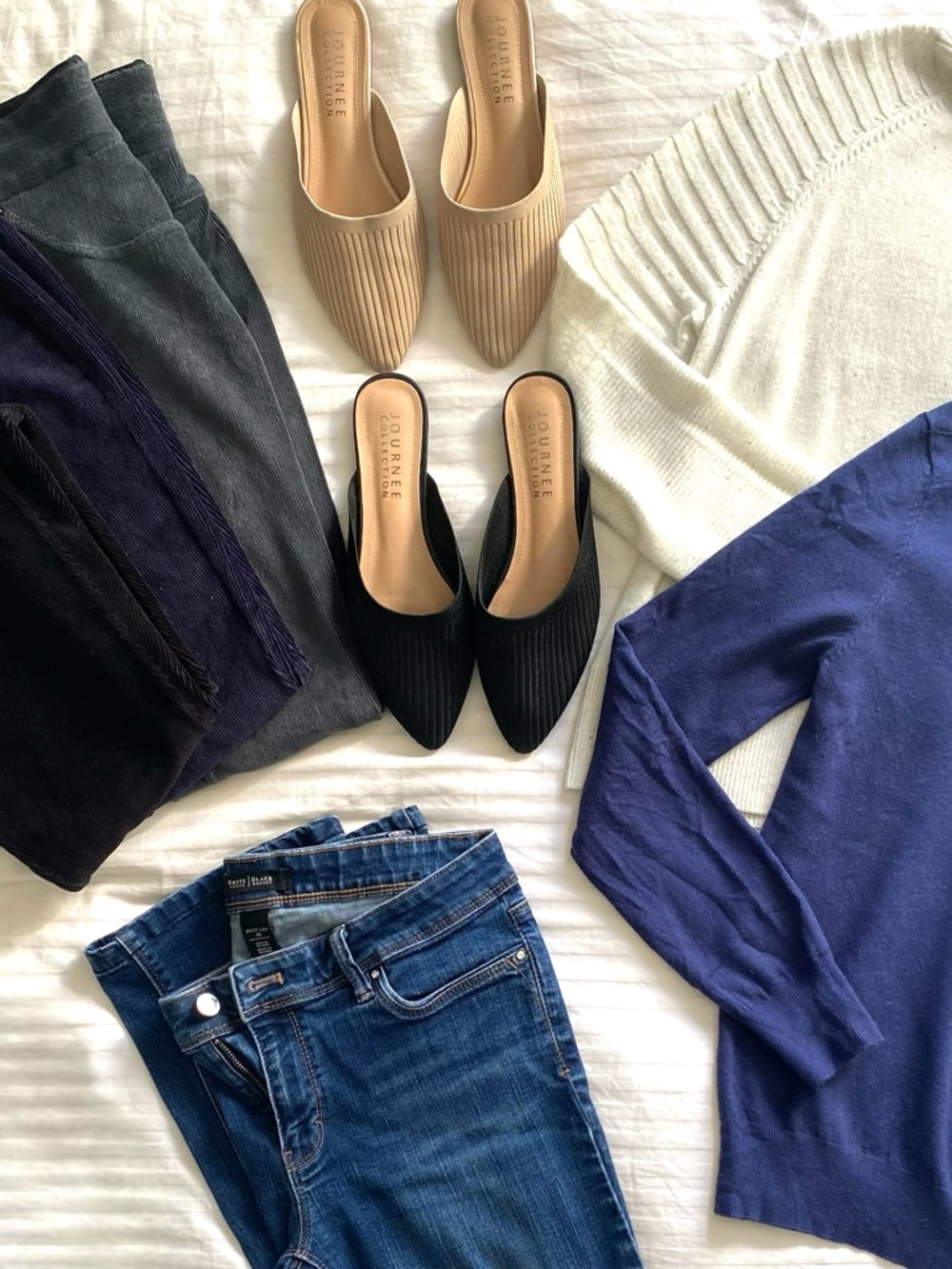 Women’s Capsule Wardrobe/ Bundle: navy, black, cream